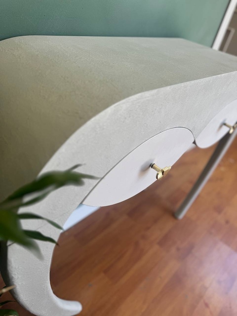 Guía para pintar un mueble con efecto cemento: resultado