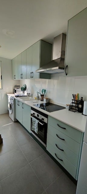 5 colores perfectos para pintar cocinas 22 Verde Azulado cocina