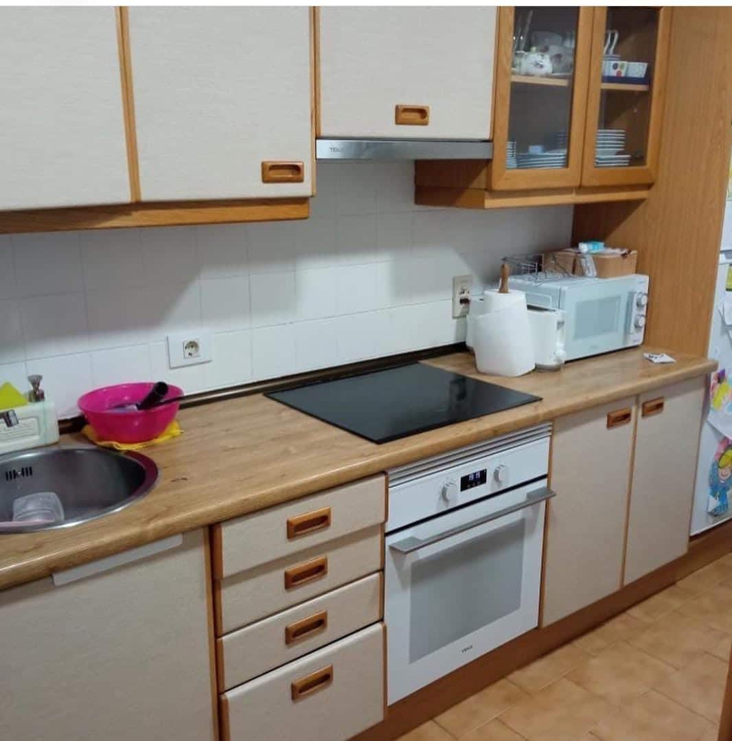 5 colores perfectos para pintar cocinas 7 Verde Macilla antes