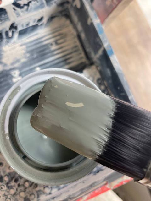 Cómo pintar un aire acondicionado: tutorial DIY 9 Pintura Verde Piedra De Tiza