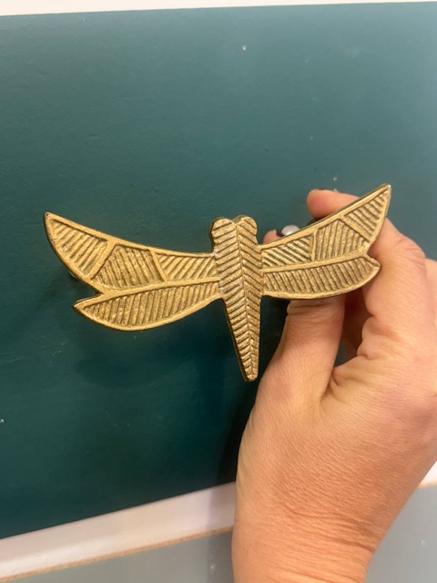 Verde imperial y dorado