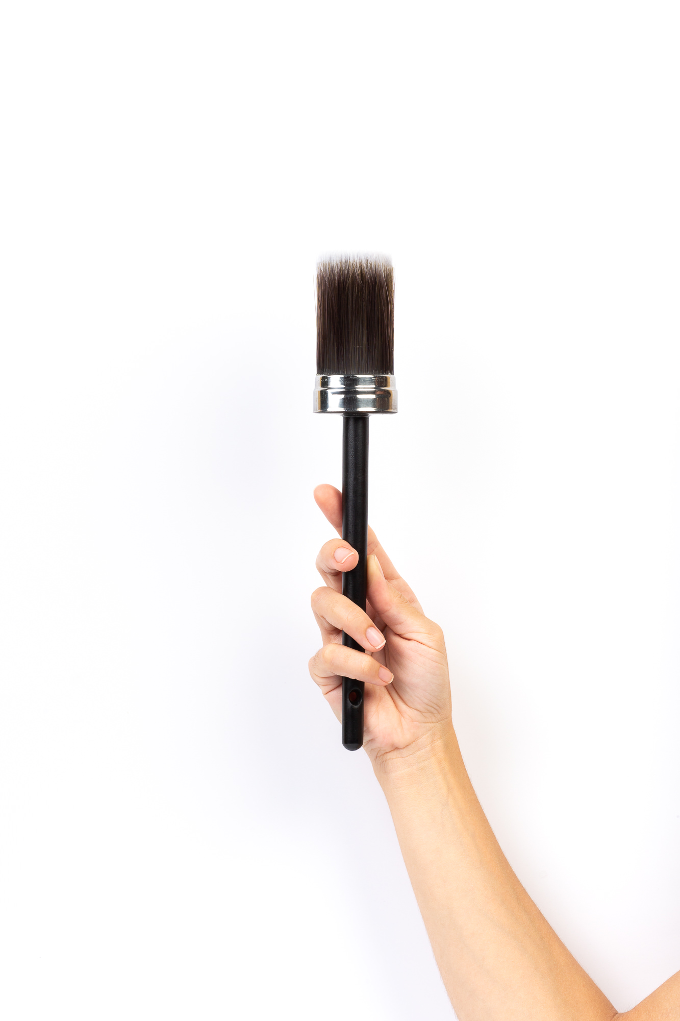 Brocha Ovalada mango largo para Chalk Paint 1 Brocha Ovalada mango largo para Chalk Paint