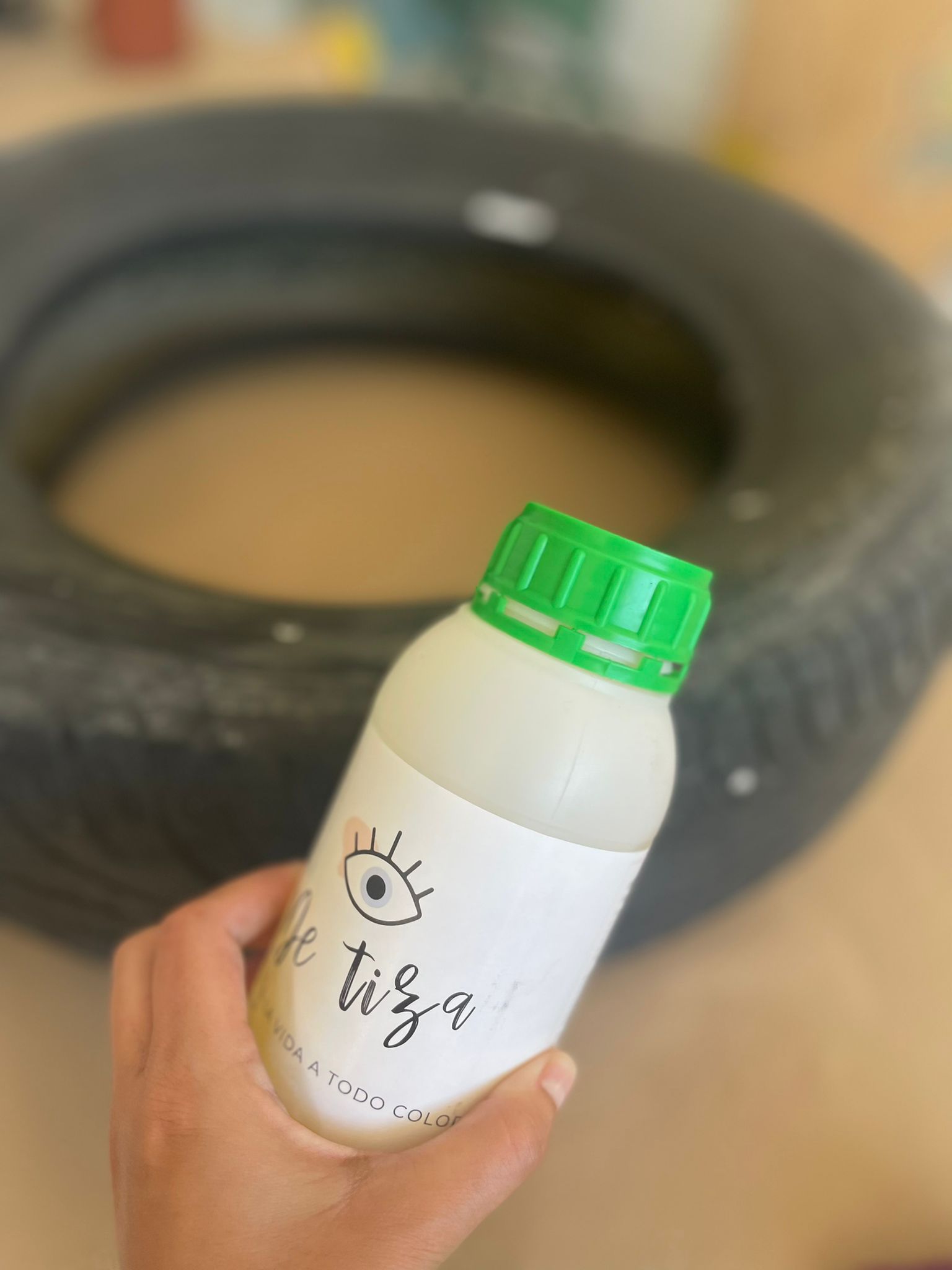 Reciclar neumáticos para decorar el jardín 3 WhatsApp Image 2022 06 06 at 11.57.05 AM