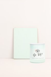 ¿Cómo combinar papel pintado y pintura? 12 aguamarina