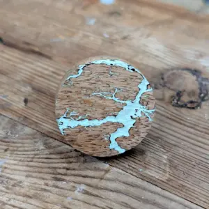 Pack de 2 tiradores Azul Fractal