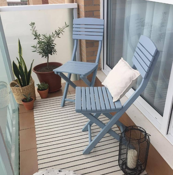 Ideas de color y decoración para exteriores: dale vida a tu terraza 50 Silals teka pintadas. enazul