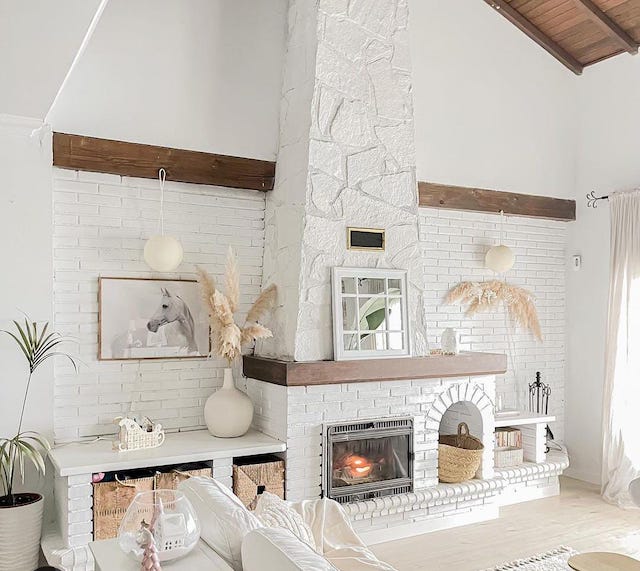 Cambios 2022 con chalk paint 2 chimenea