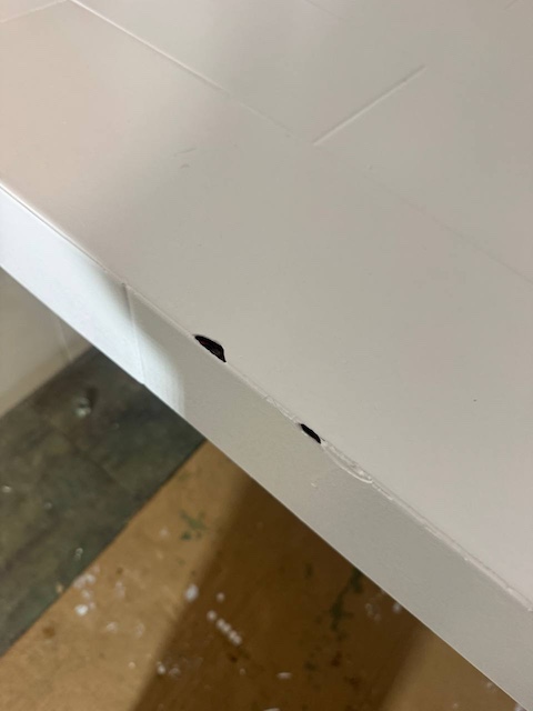 Desperfectos de la encimera