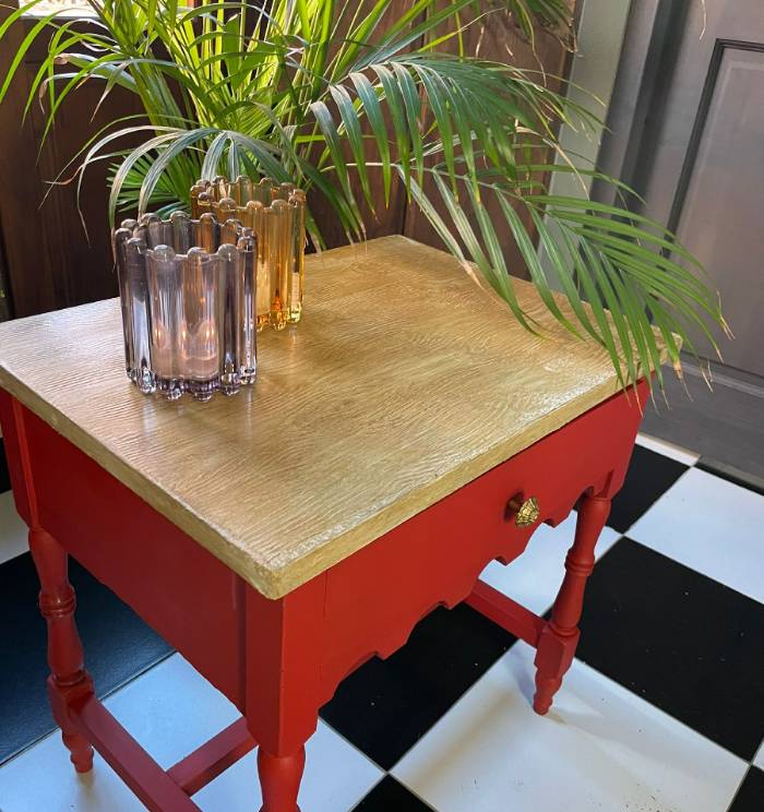 Imitación efecto madera en mármol 23 Taller Iniciación efecto madera