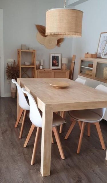 Cambios 2022 con chalk paint 16 efecto madera mesa