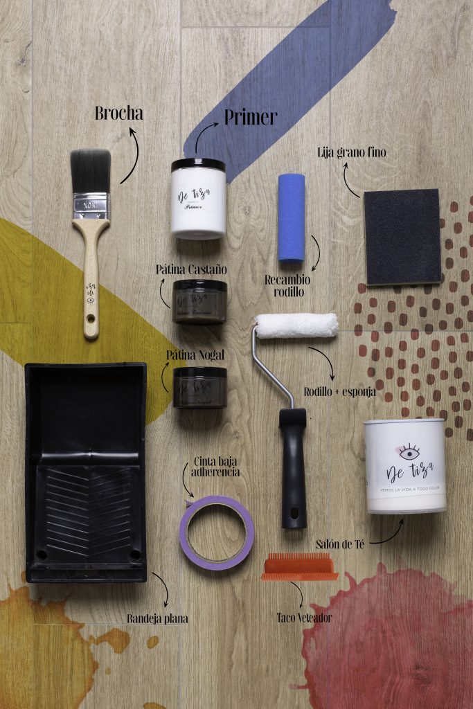 Imitación efecto madera en mármol 5 efectomadera taco veteador