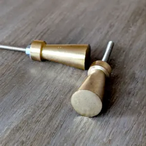 Pack de 2 tiradores Embudo Dorado