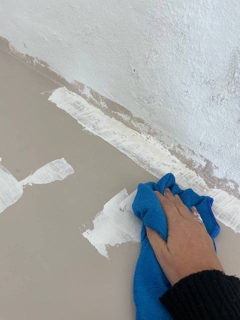 Cómo pintar una encimera 20 encimera limpia masilla