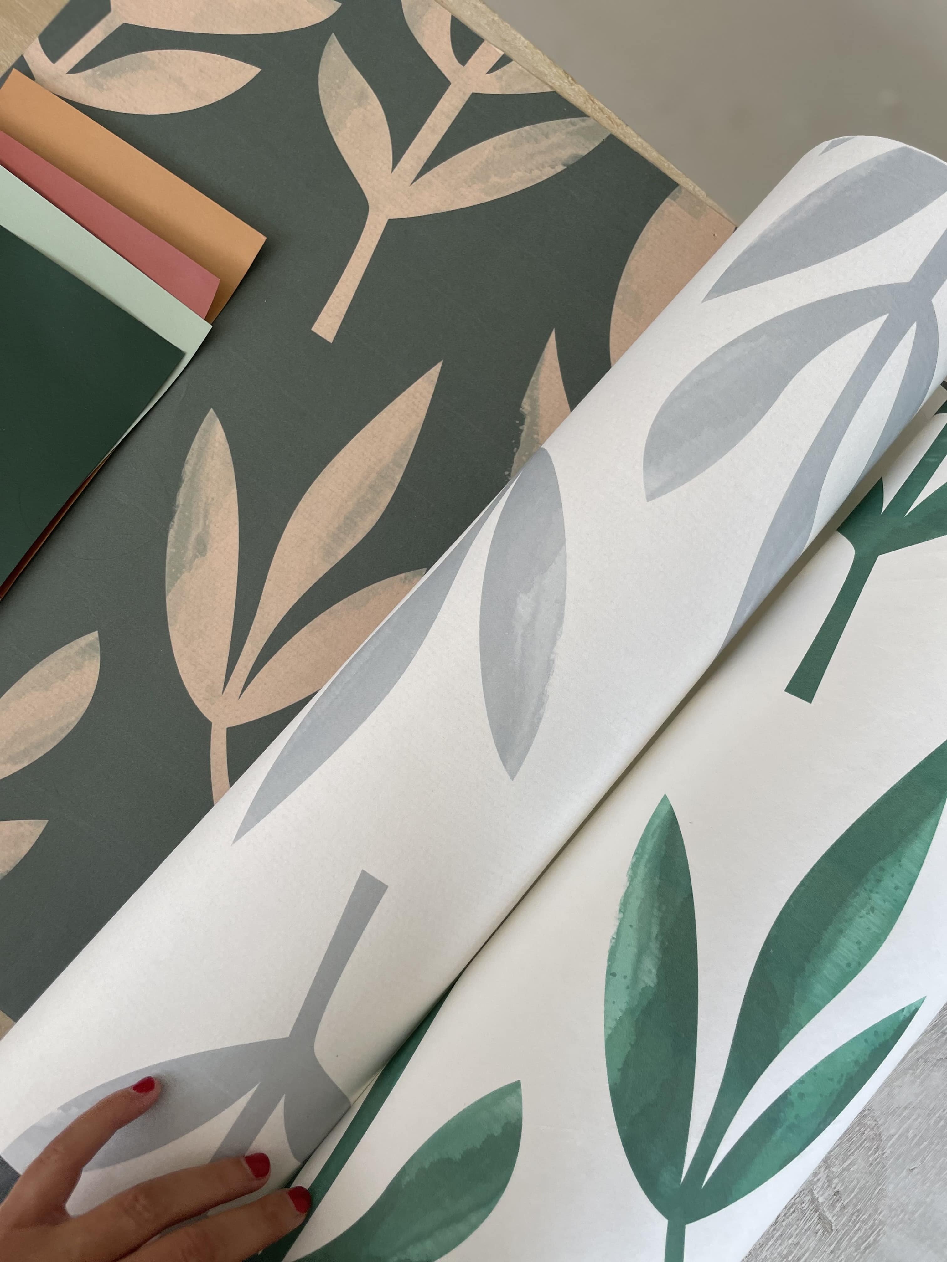 Papel pintado Laurel 1 Papel pintado Laurel