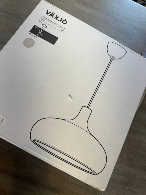 Cómo pintar lámparas de IKEA con textura 4 Lampara IKEA