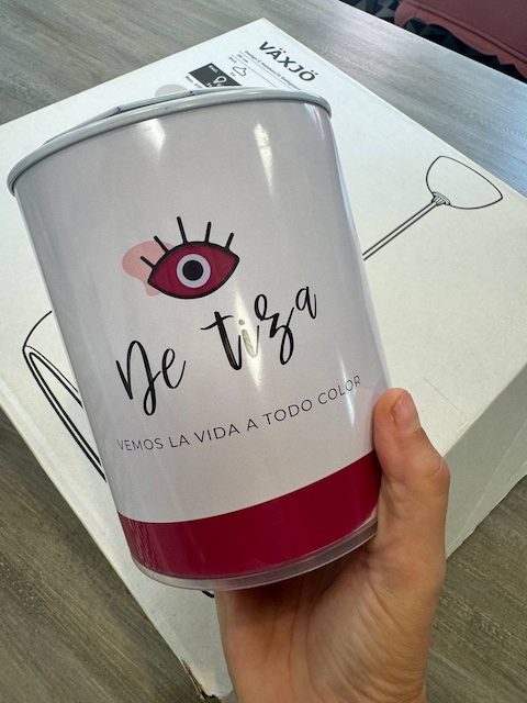 Cómo pintar lámparas de IKEA con textura 5 Toscane color Mora