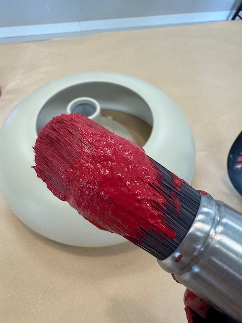 Cómo pintar lámparas de IKEA con textura 10 Toscane color Mora