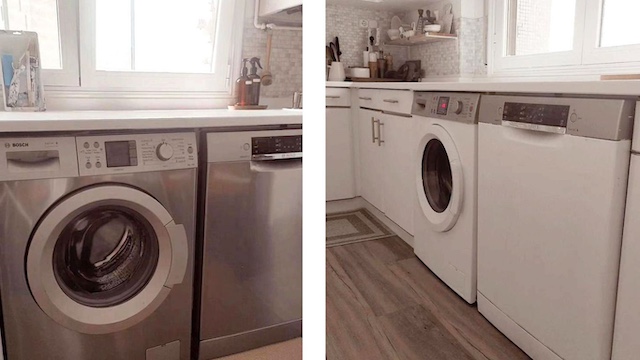 Como pintar un microondas 34 Pintar la lavadora y el lavavajillas