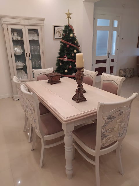 Cómo pintar una mesa de madera de comedor 32 mesa comedor despues lino