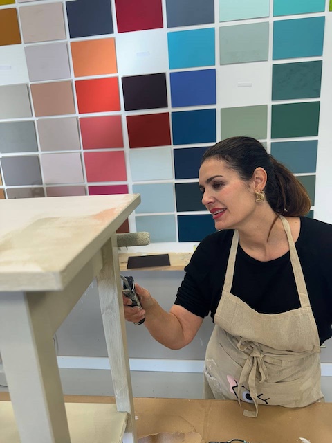 Cómo pintar mesitas de IKEA 8 mesita ikea 4 gema