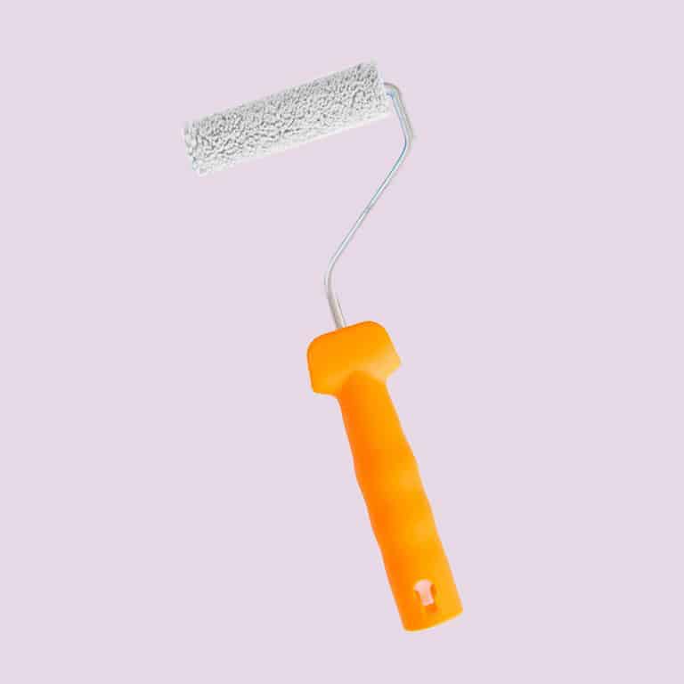 Minirodillo blanco 6cm + varilla 1 Mejores herramientas para pintura: mini rodillo 6cm