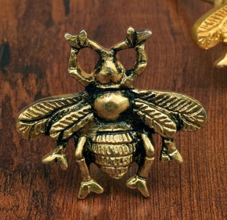 Pack de 2 tiradores Abeja Latón 1 Pack de 2 tiradores Abeja Latón