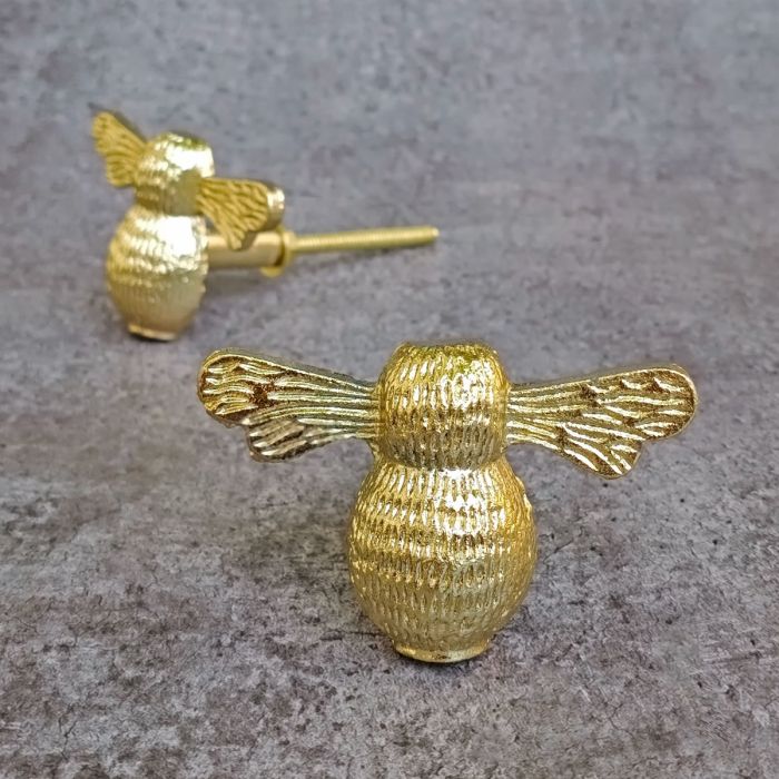 Pack de 2 tiradores Abeja Dorada 1 Pack de 2 tiradores Abeja Dorada