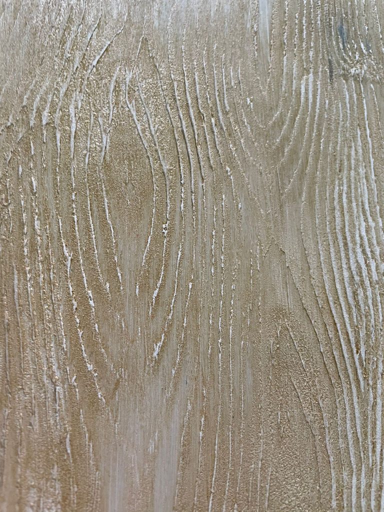 Veteado con taco y pátinas