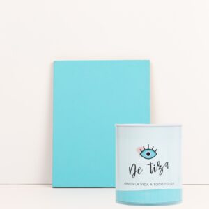 Pintura azul turquesa