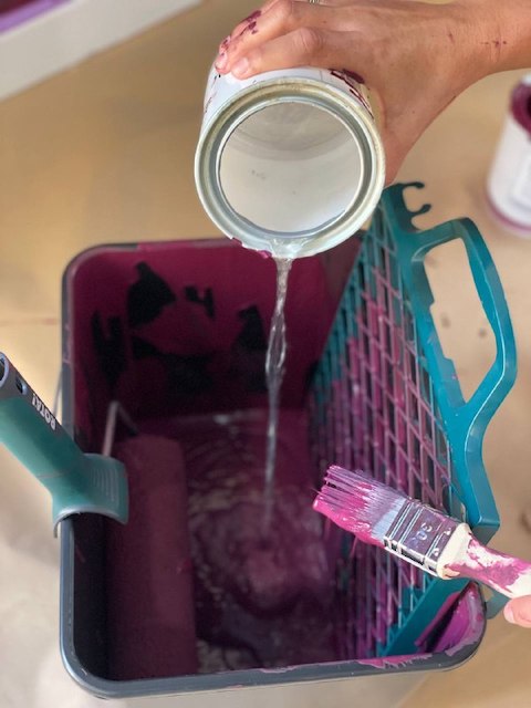 Cómo pintar un zócalo en la pared 19 pintura 4