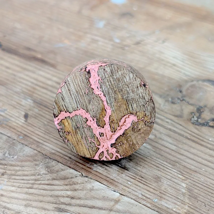 Pack de 2 tiradores Rosa Fractal 1 Pack de 2 tiradores Rosa Fractal