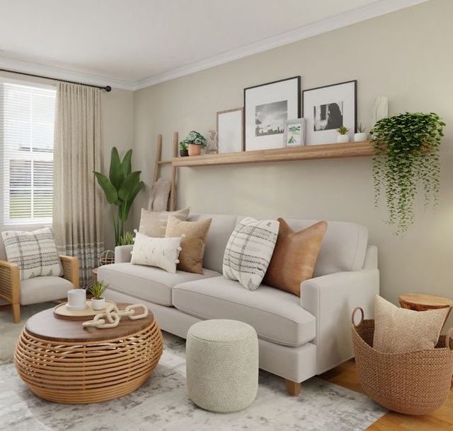 Cómo elegir el color perfecto para el salón 11 Colores claros para salones pequeños