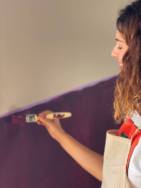 Cómo pintar un zócalo en la pared 23 segunda mano