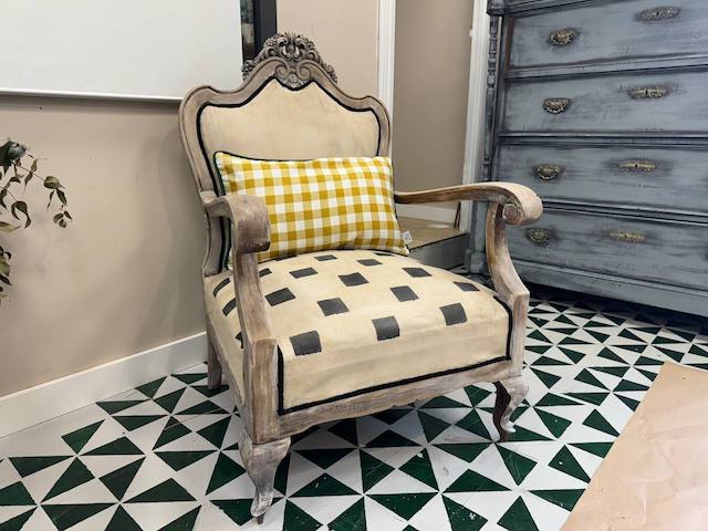 Pintar un sillón con Chalk Paint: tips y trucos 9 Como pintar un sillón con chalk paint