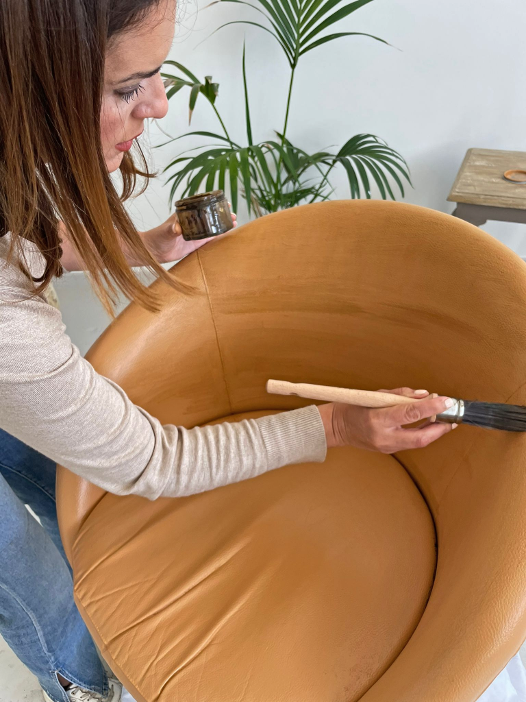 sillon piel patina nogal 2