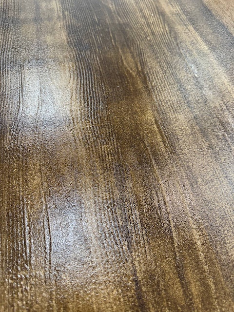 Cómo hacer efecto madera en cristal: pátina ébano