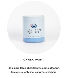 Simular efecto cuero con pintura 5 tejido chalk