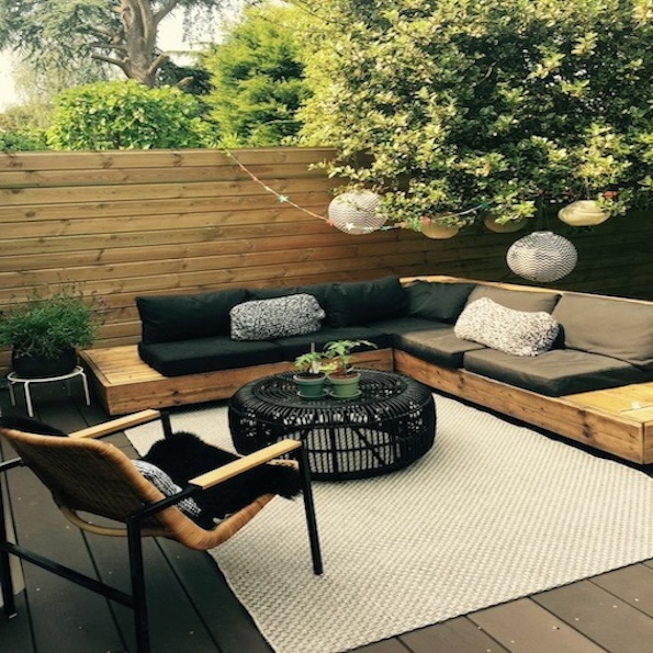 Ideas de color y decoración para exteriores: estilo industrial