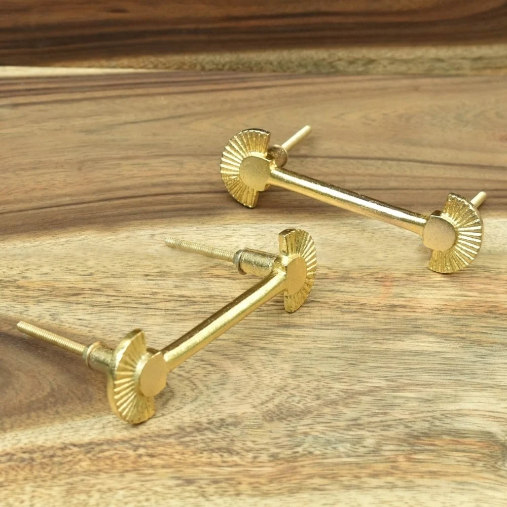 Pack de 2 tiradores Rayos de Sol Dorados 1 Pack de 2 tiradores Rayos de Sol Dorados